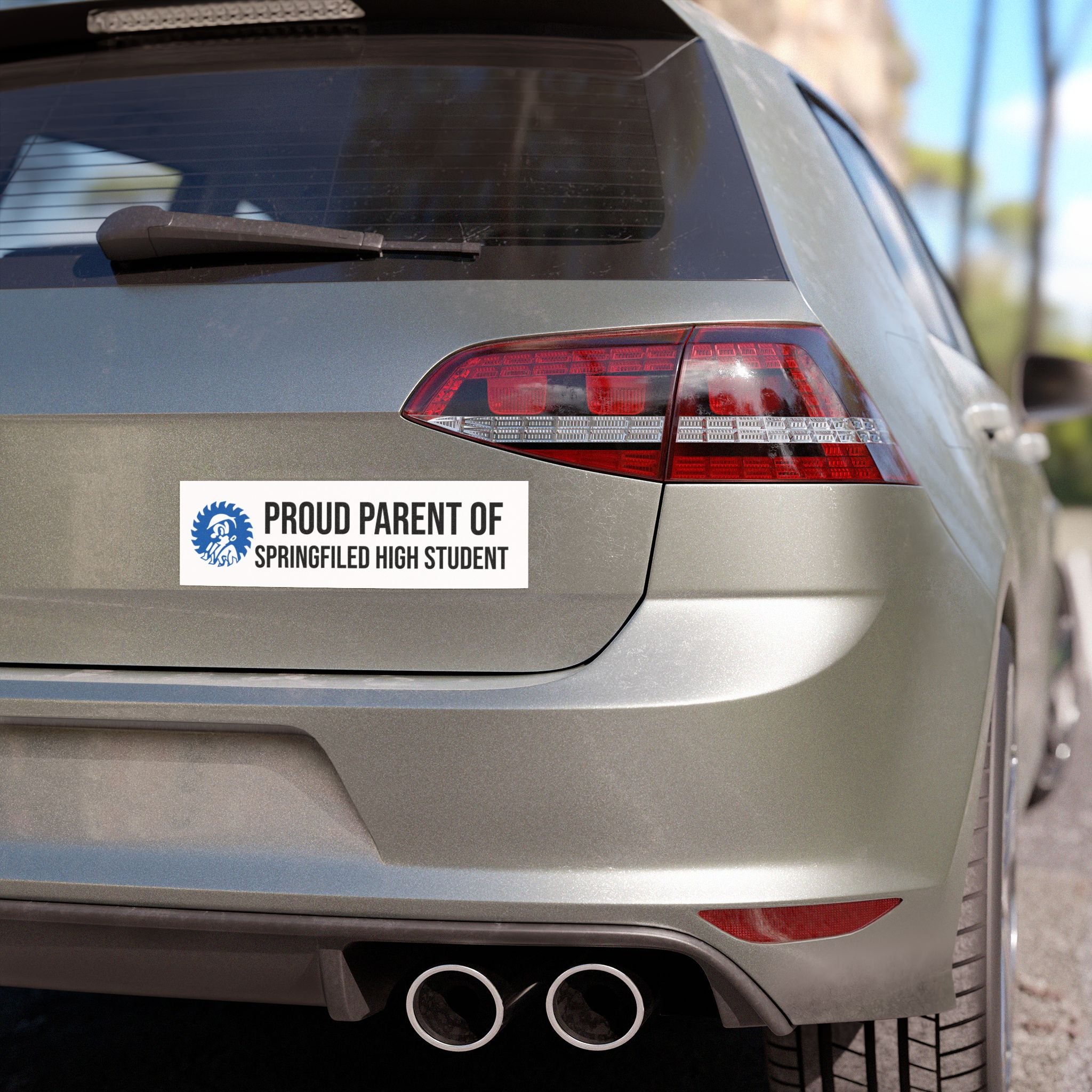 Proud Parent of Springfield High Student Car Magnet