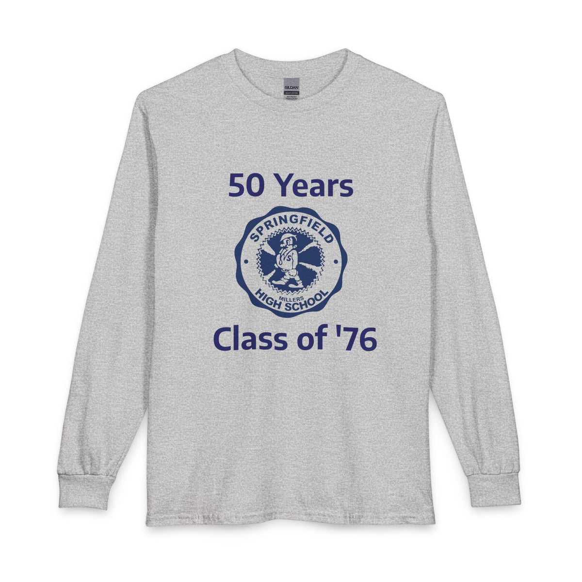 Class of '76 - 50 Years Reunion Long Sleeve Shirt – Springfield High School Alumni