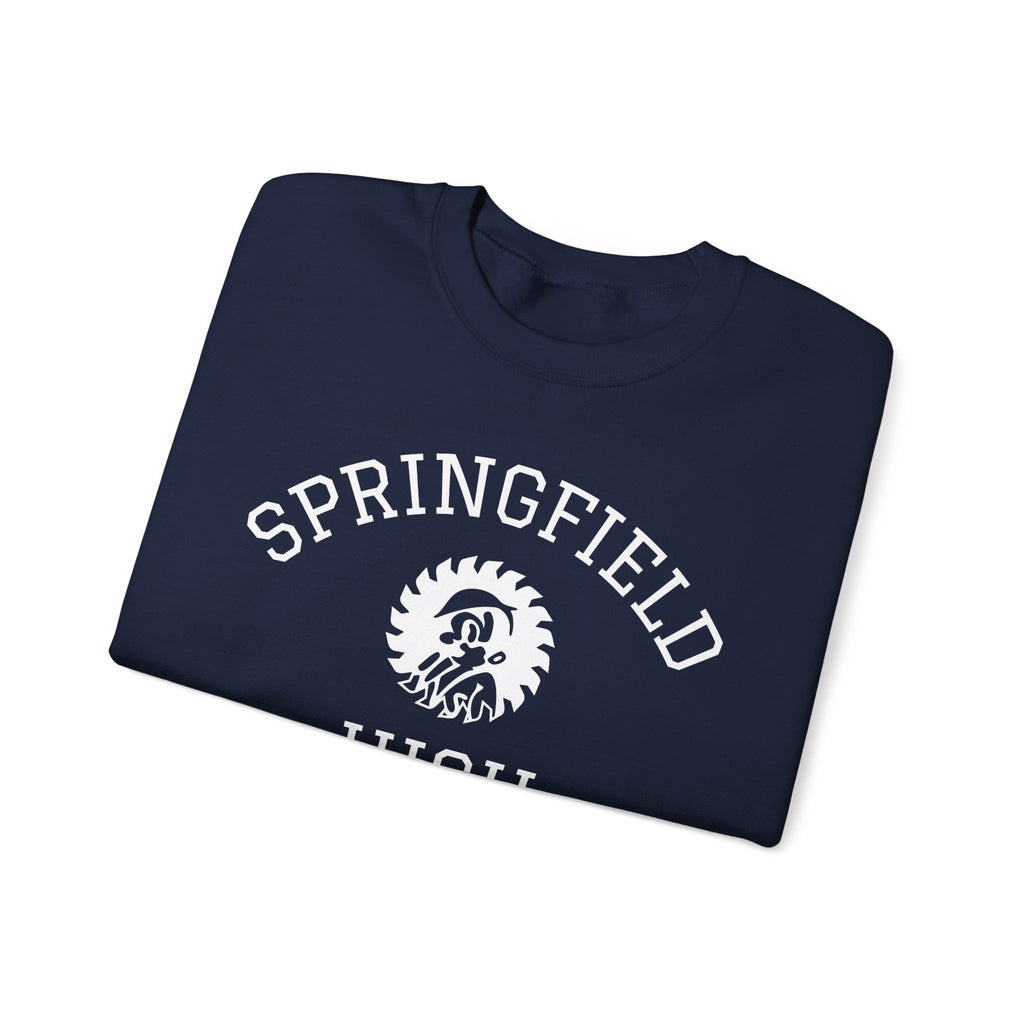 Springfield High Crewneck Sweatshirt — Custom School Spirit "Enter Class Year"