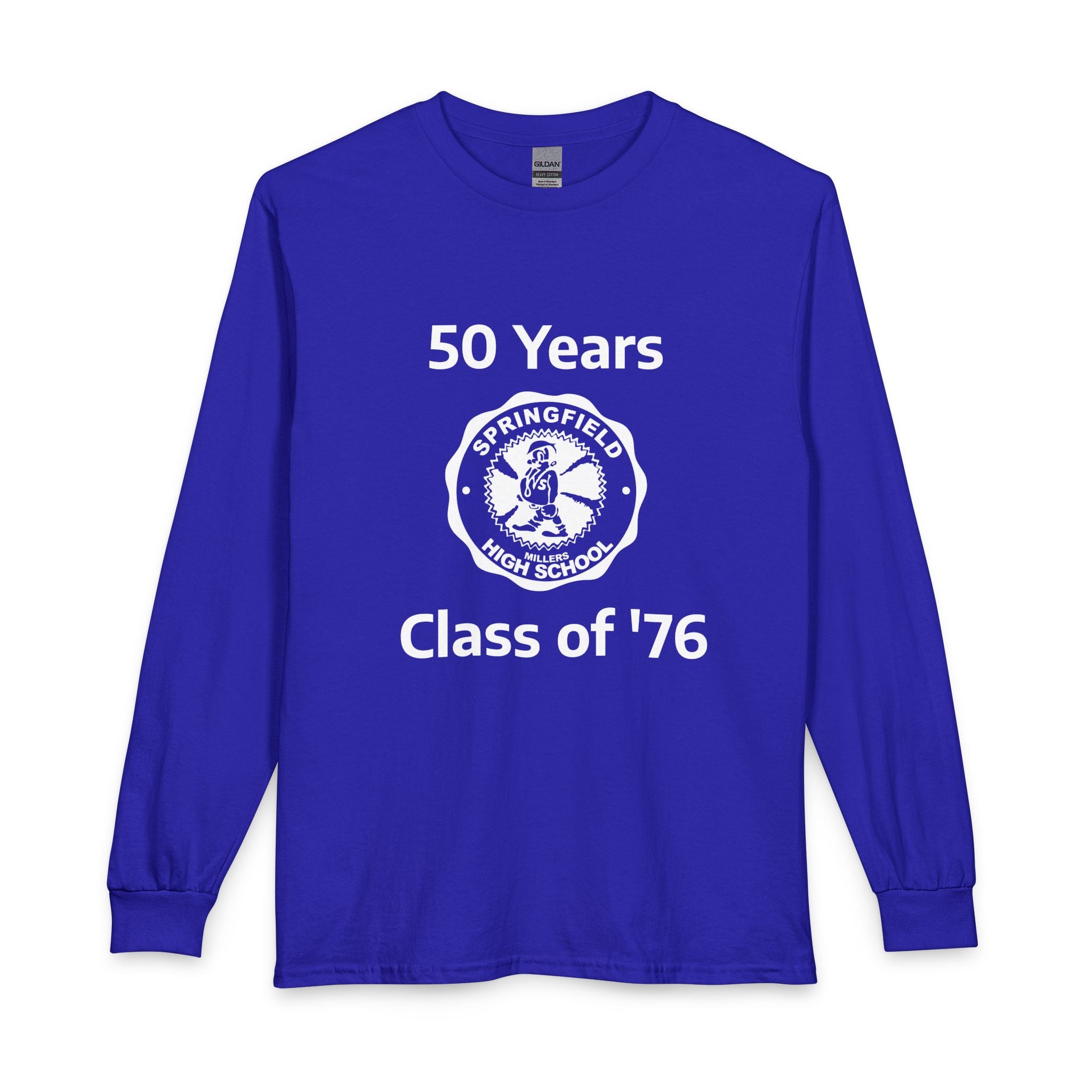 Class of '76 - 50 Years Reunion Long Sleeve Shirt – Springfield High School Alumni