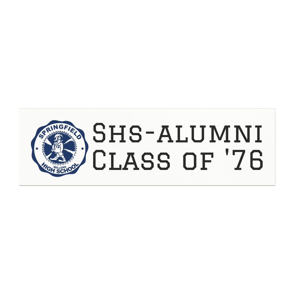 SHS-Alumni Class of '76 Car Magnet — Vintage High School Reunion Magnet