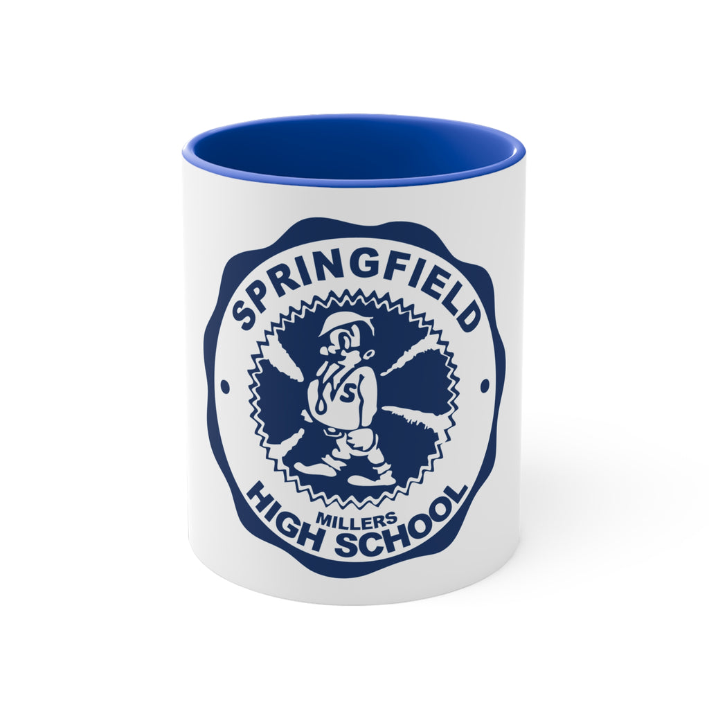 Springfield High School Millers Logo Accent Mug — 11oz School Spirit Coffee Cup