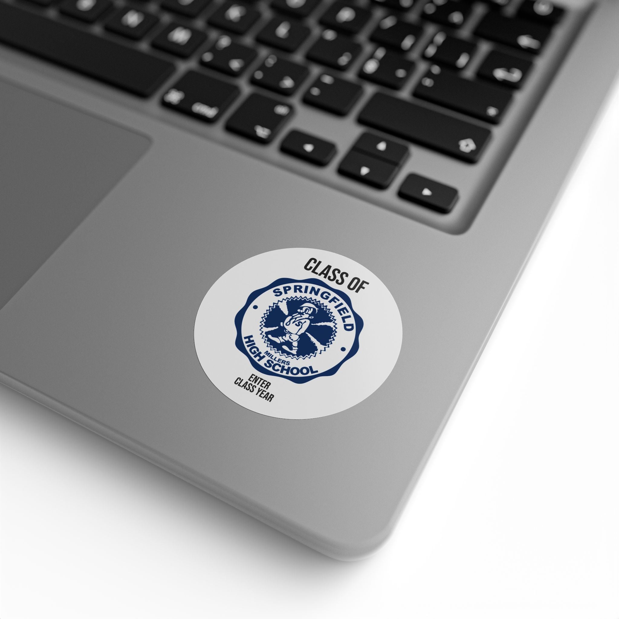 Custom School Seal Round Stickers on Roll — 'Class of' Personalized Labels