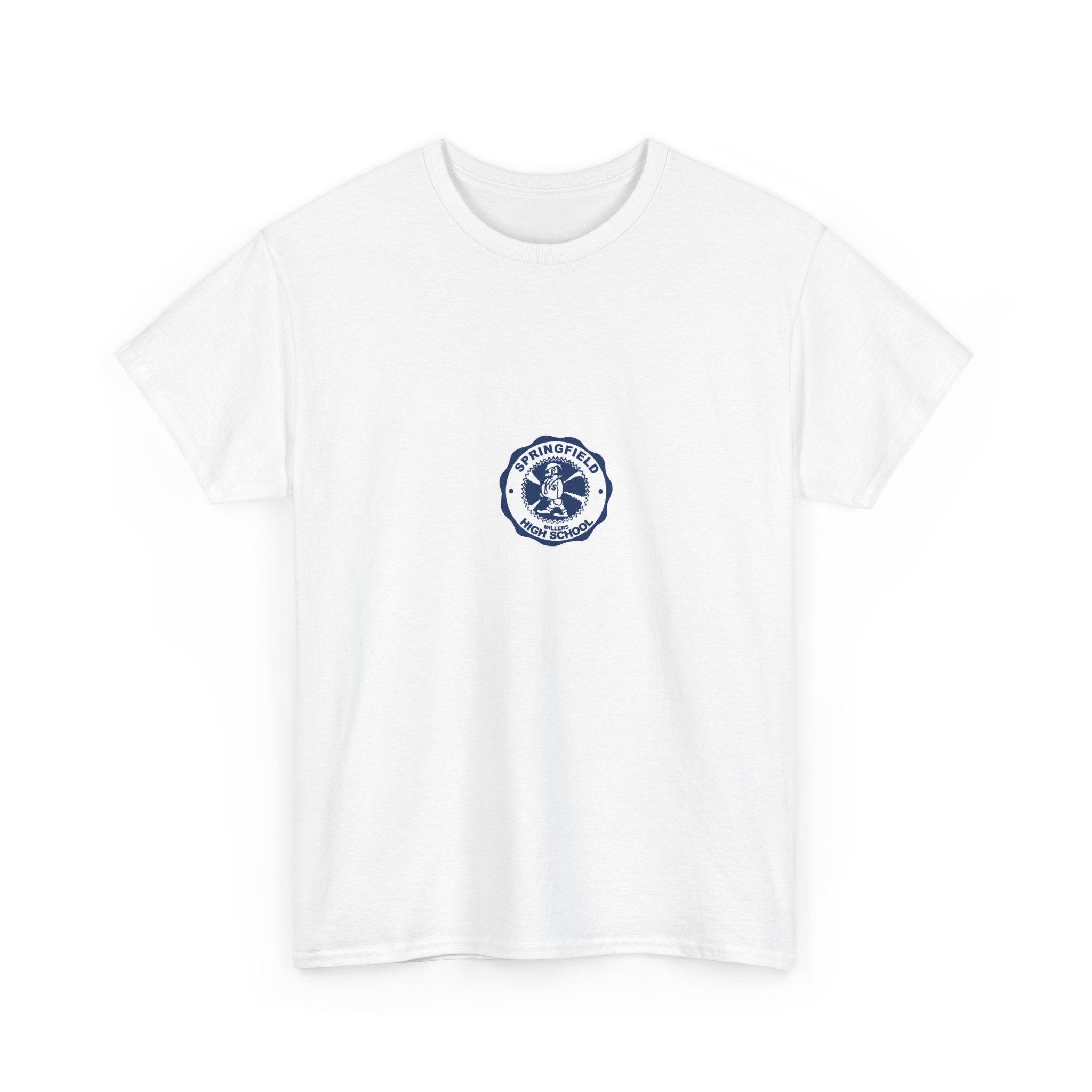 Miller Maltese Cross Pocket Tee - 'Courage & Service' White T-Shirt