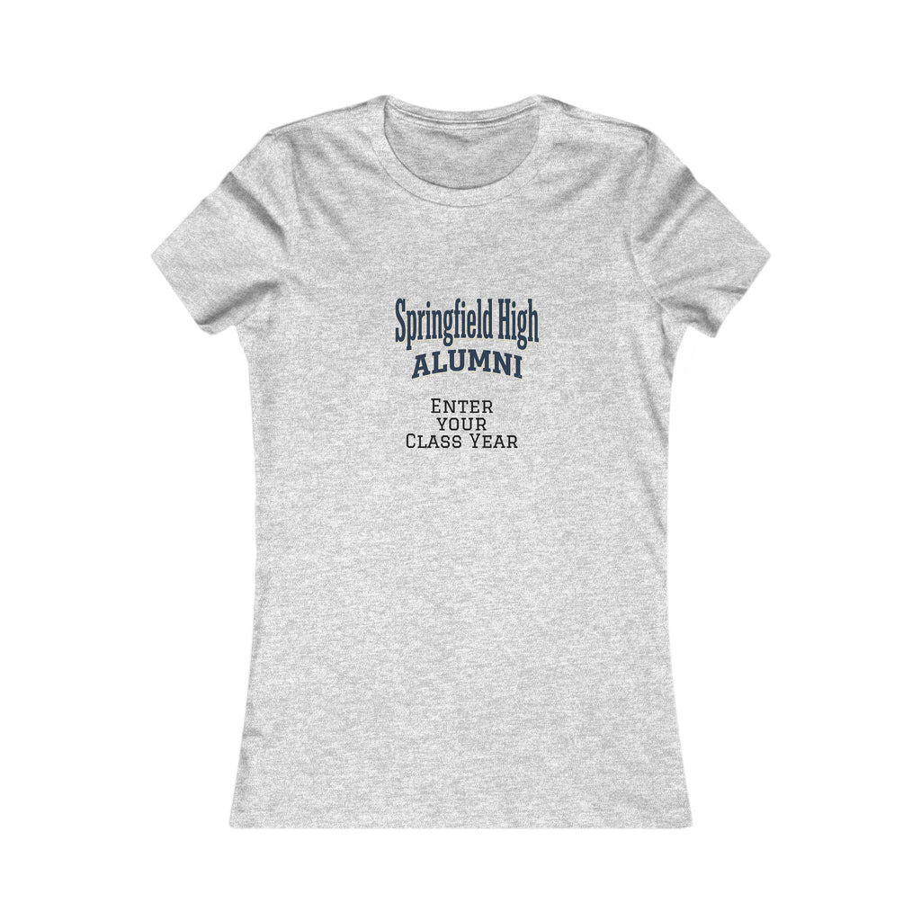 Springfield High Alumni Women's  Favorite Tee — Customizable Class Year