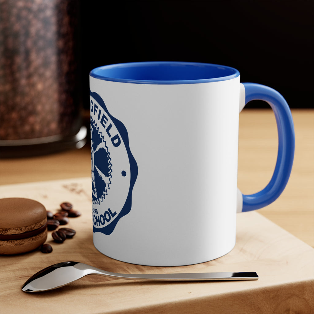 Springfield High School Millers Logo Accent Mug — 11oz School Spirit Coffee Cup