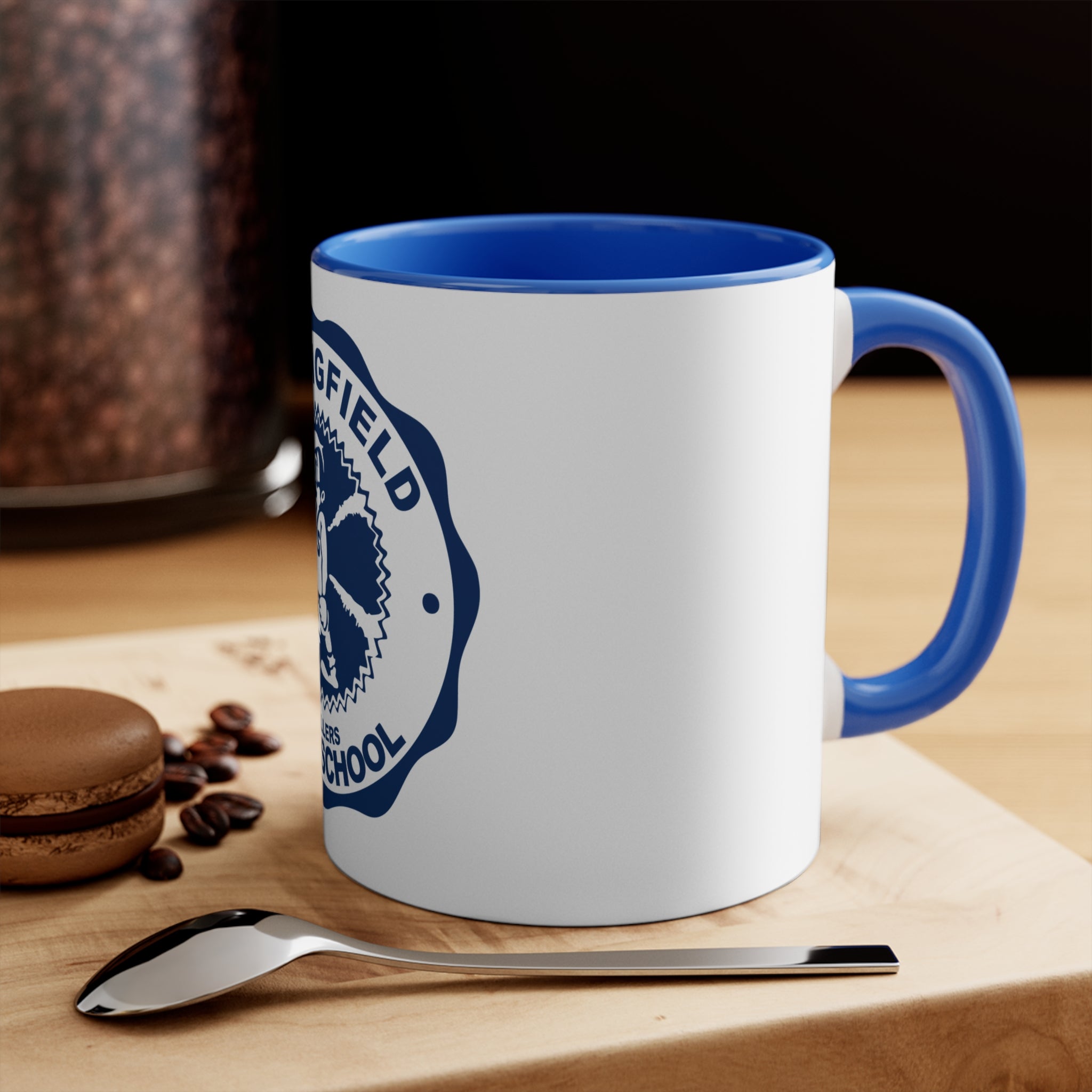 Springfield High School Millers Logo Accent Mug — 11oz School Spirit Coffee Cup