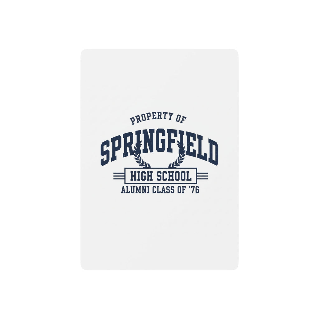 Springfield High School Alumni Poker Playing Cards — Class of ’76 Memorabilia