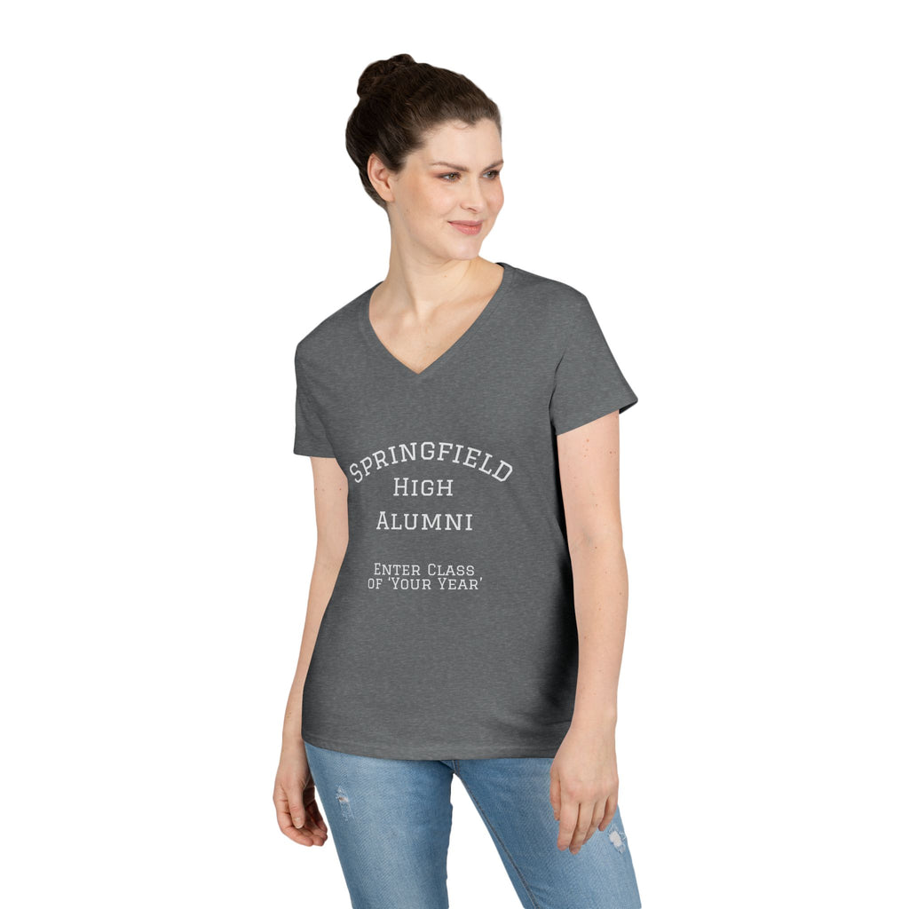 Women’s Alumni T-Shirt —  V-Neck  (Customize your Class Year)