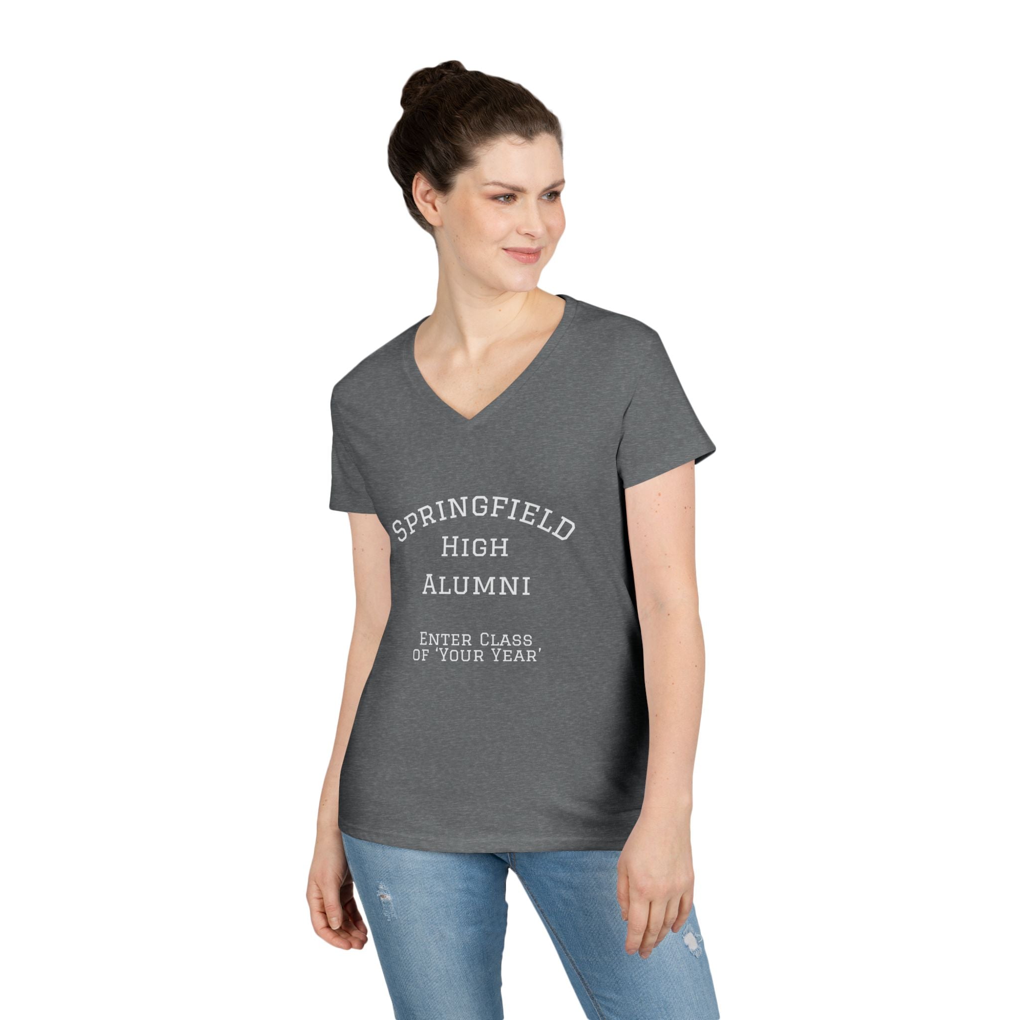 Women’s Alumni T-Shirt —  V-Neck  (Customize your Class Year)